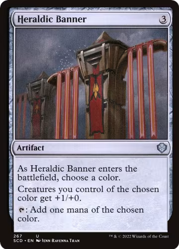 Heraldic Banner (267), Starter Commander Decks — Magic card price