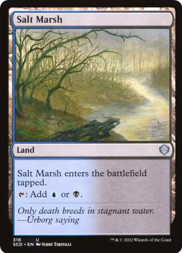 Salt Marsh (316), Starter Commander Decks — Magic card price