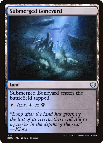 Submerged Boneyard (321), Starter Commander Decks — Magic card price