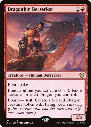 Dragonkin Berserker (134), Starter Commander Decks — Magic card price