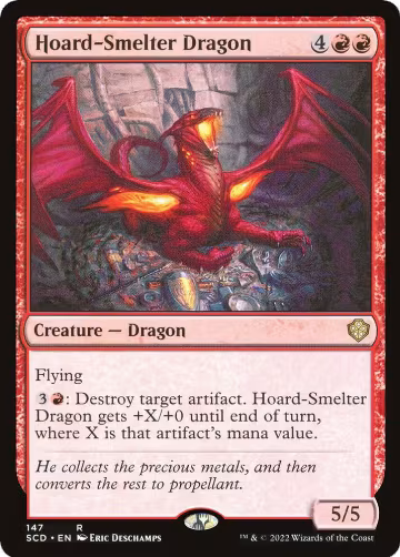 Hoard-Smelter Dragon (147), Starter Commander Decks — Magic card price