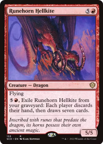 Runehorn Hellkite (155), Starter Commander Decks — Magic card price