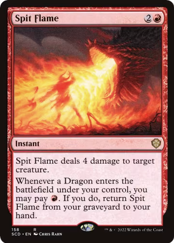 Spit Flame (158), Starter Commander Decks — Magic card price