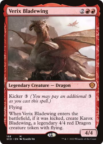 Verix Bladewing (168), Starter Commander Decks — Magic card price