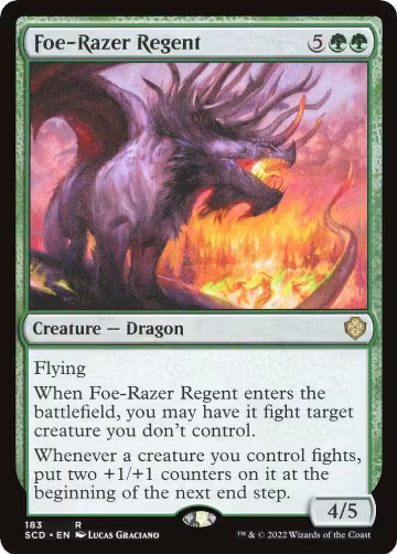 Foe-Razer Regent (183), Starter Commander Decks — Magic card price