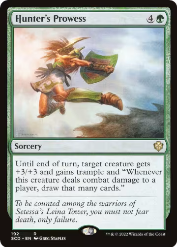 Hunter's Prowess (192), Starter Commander Decks — Magic card price