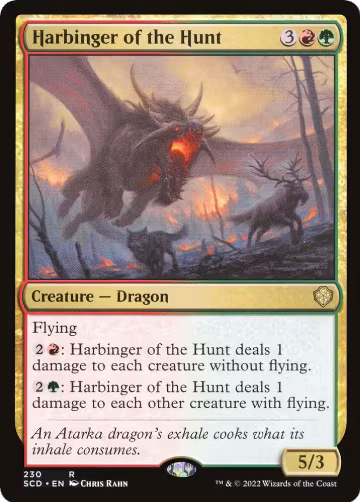 Harbinger of the Hunt (230), Starter Commander Decks — Magic card price