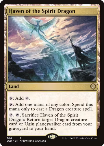 Haven of the Spirit Dragon (304), Starter Commander Decks — Magic card price