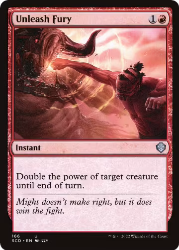 Unleash Fury (166), Starter Commander Decks — Magic card price