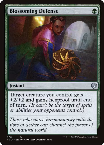 Blossoming Defense (173), Starter Commander Decks — Magic card price