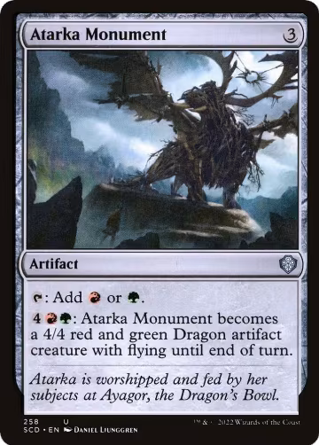 Atarka Monument (258), Starter Commander Decks — Magic card price