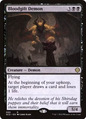 Bloodgift Demon (69), Starter Commander Decks — Magic card price