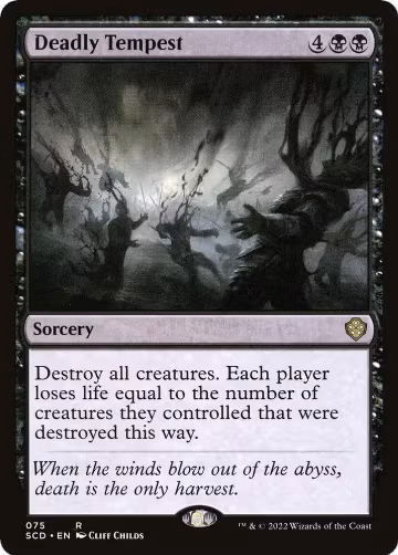 Deadly Tempest (75), Starter Commander Decks — Magic card price