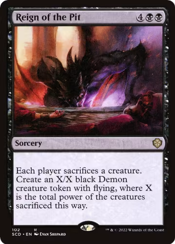 Reign of the Pit (102), Starter Commander Decks — Magic card price