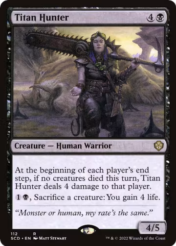 Titan Hunter (112), Starter Commander Decks — Magic card price