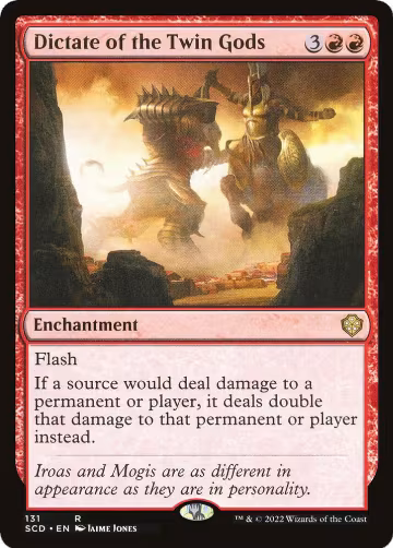 Dictate of the Twin Gods (131), Starter Commander Decks — Magic card price