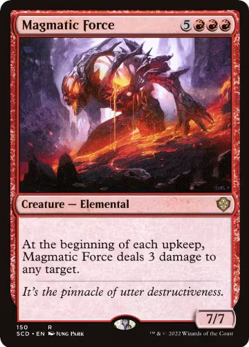 Magmatic Force (150), Starter Commander Decks — Magic card price