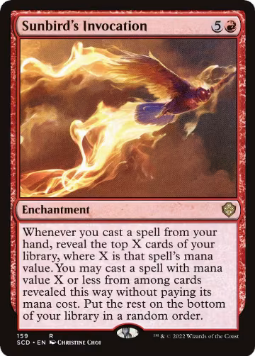 Sunbird's Invocation (159), Starter Commander Decks — Magic card price
