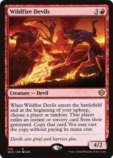 Wildfire Devils (170), Starter Commander Decks — Magic card price