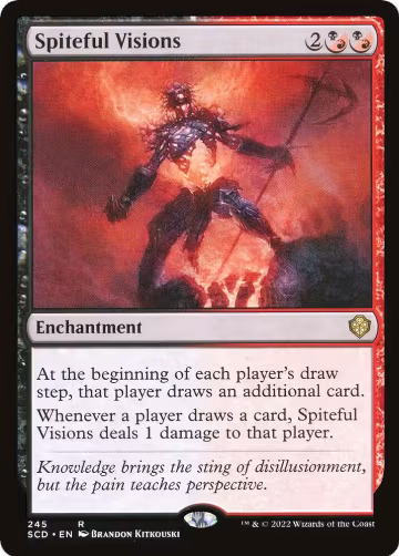 Spiteful Visions (245), Starter Commander Decks — Magic card price