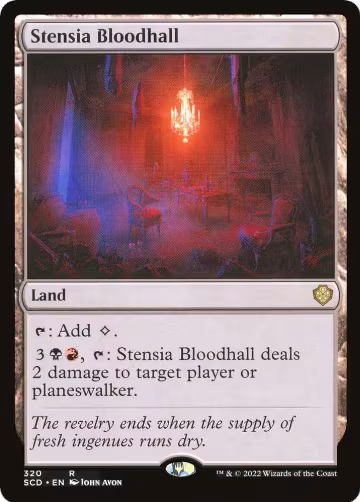 Stensia Bloodhall (320), Starter Commander Decks — Magic card price