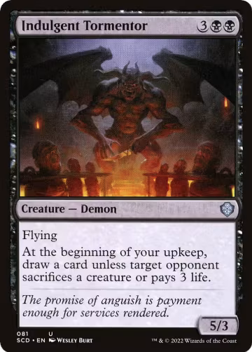 Indulgent Tormentor (81), Starter Commander Decks — Magic card price