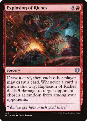 Explosion of Riches (140), Starter Commander Decks — Magic card price