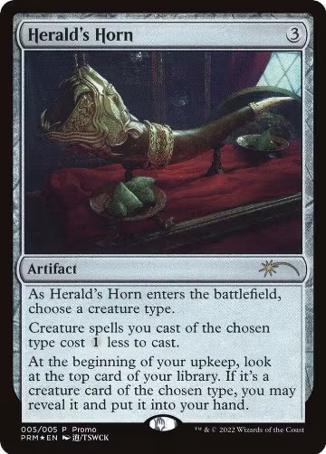 Herald's Horn (Year of the Tiger 2022) (5), Unique and Miscellaneous Promos — Magic card price