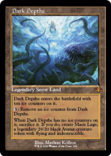 Dark Depths (Retro Frame) (394), Dominaria Remastered — Magic card price