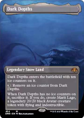 Dark Depths (Borderless) (454), Dominaria Remastered — Magic card price