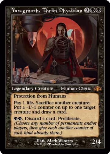Yawgmoth, Thran Physician (Retro Frame) (315), Dominaria Remastered — Magic card price