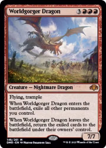 Worldgorger Dragon (148), Dominaria Remastered — Magic card price