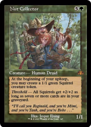 Nut Collector (Retro Frame) (347), Dominaria Remastered — Magic card price