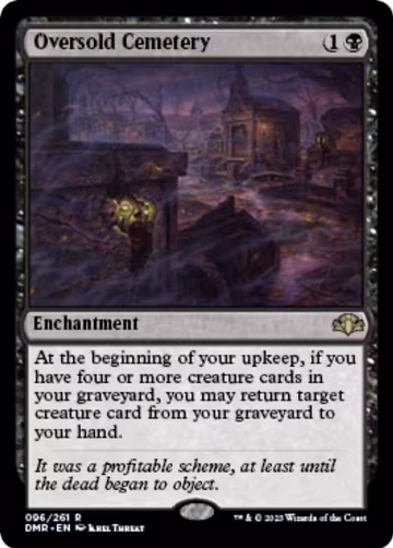 Oversold Cemetery (96), Dominaria Remastered — Magic card price