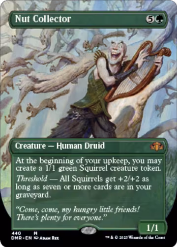 Nut Collector (Borderless) (440), Dominaria Remastered — Magic card price
