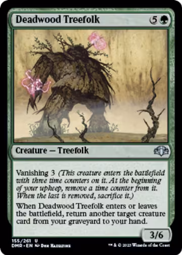 Deadwood Treefolk (155), Dominaria Remastered — Magic card price