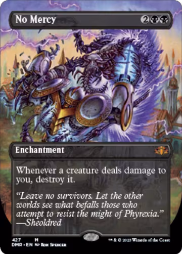 No Mercy (Borderless) (427), Dominaria Remastered — Magic card price