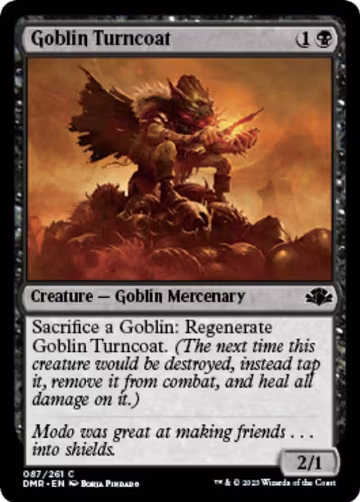 Goblin Turncoat (87), Dominaria Remastered — Magic card price