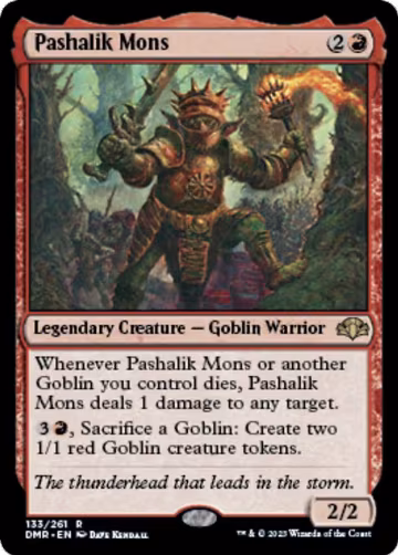 Pashalik Mons (133), Dominaria Remastered — Magic card price