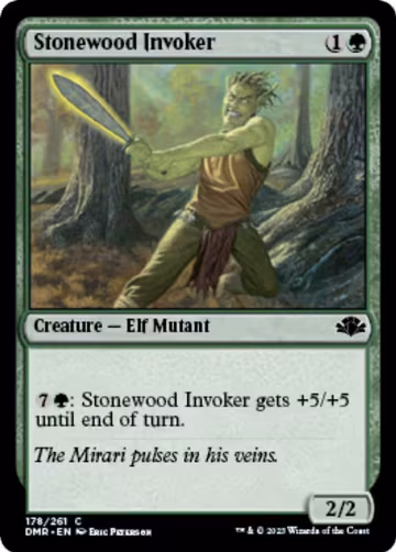 Stonewood Invoker (178), Dominaria Remastered — Magic card price