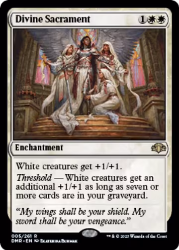 Divine Sacrament (5), Dominaria Remastered — Magic card price