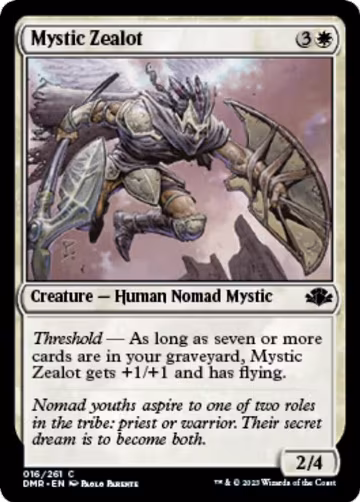 Mystic Zealot (16), Dominaria Remastered — Magic card price