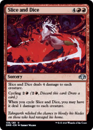 Slice and Dice (138), Dominaria Remastered — Magic card price