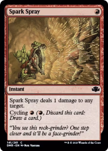 Spark Spray (141), Dominaria Remastered — Magic card price