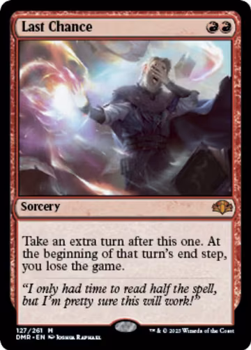 Last Chance (127), Dominaria Remastered — Magic card price