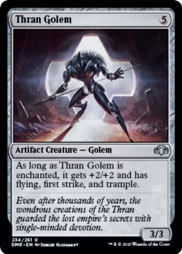 Thran Golem (234), Dominaria Remastered — Magic card price