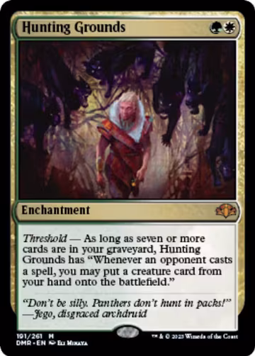 Hunting Grounds (191), Dominaria Remastered — Magic card price
