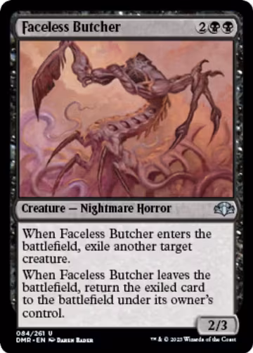 Faceless Butcher (84), Dominaria Remastered — Magic card price