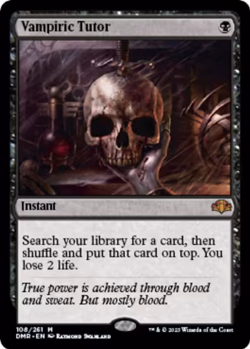 Vampiric Tutor (108), Dominaria Remastered — Magic card price