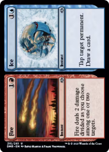 Fire // Ice (215), Dominaria Remastered — Magic card price